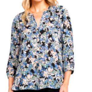NWT NYDJ Lightweight Crepe Blouse S Medium